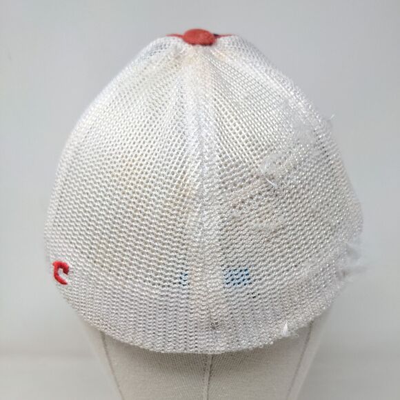 LB Fitted Trucker Hat Small-Medium Multi Embroidered Letters Mesh Back - Picture 5 of 8